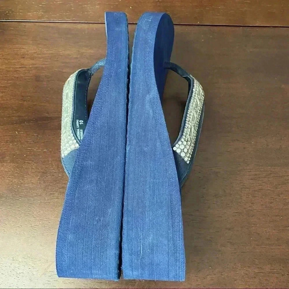 Yellow Box Platform Wedge Sandals - Picture 8 of 10